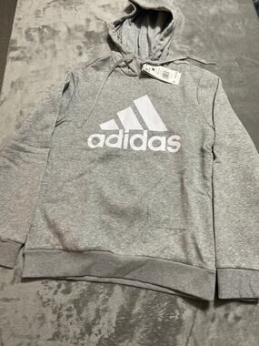 Adidas Heather Gray Hoodie Women's size M